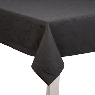 Pichler Tischwäsche Scala Tischdecke 130x170 cm | anthrazit - grau