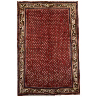 Orientteppich Perserteppich Sarough 202 x 135 cm, Borento, rechteckig, Handgeknüpft rot