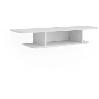 Vicco Lorio TV-Lowboard 105 x 18,2 cm Weiß Spanplatte