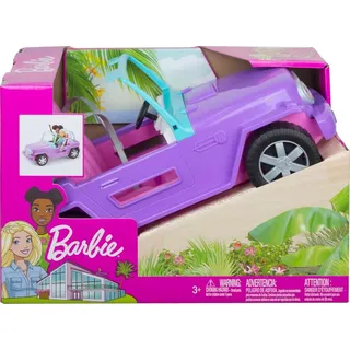 Barbie Puppenauto Strand-Jeep lila GMT46