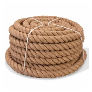 vidaXL Seil 100% Jute 20 mm 50 m