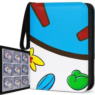 Karten Sammelalbum 720 Taschen, 9-Pocket Hefte für Karten mit 40 Seiten Blau