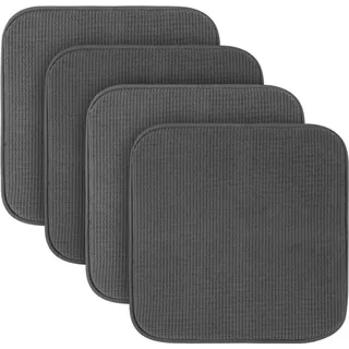 BestLivings Stuhlkissen Struktur 38 x 38 cm Anthrazit