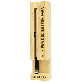 Meater Weihnachts-Edition \ Der beste Papa\  Grillthermometer Holz