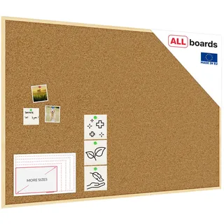 ALLboards Pinnwand 150 x 100 cm Braun