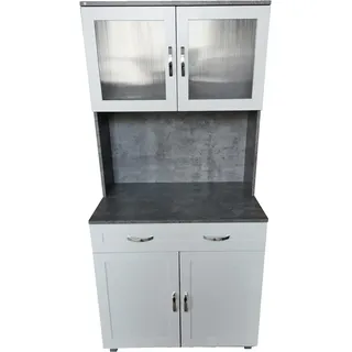 Hti-Living Küchenbuffet Blanca Silber