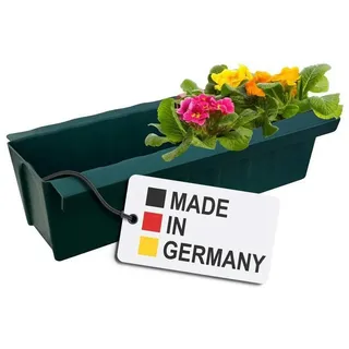 Buri Europaletten Blumenkasten Dunkelgrün Pflanzkasten zum An- & Einhängen Blumentopf