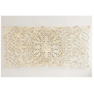 Wandbild Retro 160x90x3 handgeschnitzt aus Mango-Massivholz