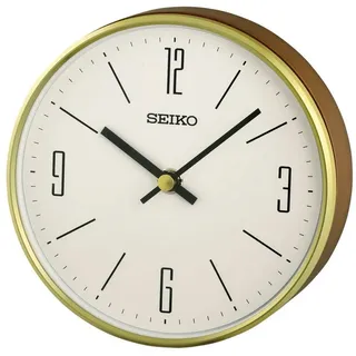Seiko Tischuhr Holz/Goldfarben
