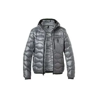 Blauer. USA Herren Daunenjacke grau Mikrofaser unifarben, grau, Herbst/Winter 2024/2025