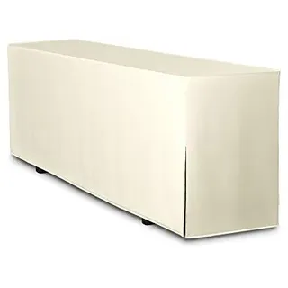 TexDeko Biertischhusse für Heurigentisch Hussen 200cm Länge Premium (nur Tisch) (Creme, Tischbreite 50cm)