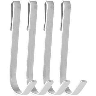 kincmax Edelstahl S Haken zum Einhängen Duschablage, Badezimmer & Küchenorganizer - Ersatz Metallhaken Hooks Klein aus Rostfreiem Edelstahl