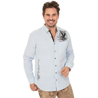 hangOwear Hemd Langarmhemd Blau L