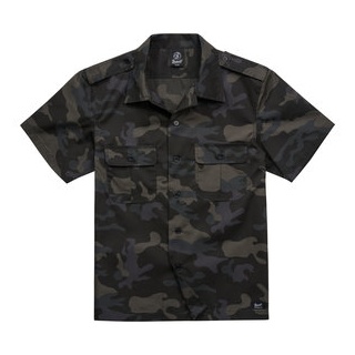 Brandit US Shirt Ripstop Kurzarmhemd grün L