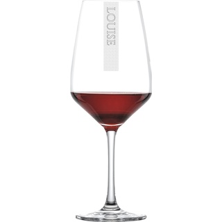Rotweinglas mit Gravur Namen | 497ml Schott Weinglas | Spülmaschinenfest | Weinglas mit personalisierter Lasergravur | 1 Stück