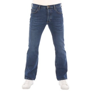 Lee® Bootcut-Jeans Herren Jeanshose Denver Boot Cut Denim Hose mit Stretch blau 31W / 32L