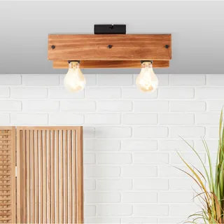 Brilliant Calandra 2-flg. schwarz/holz