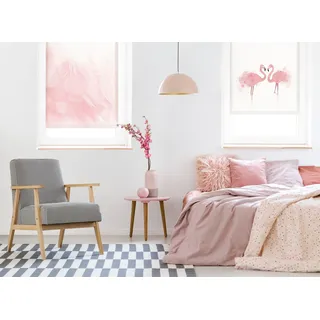GARDINIA Easyfix Rollo Digiprint 110 x 150 cm rosa/weiß