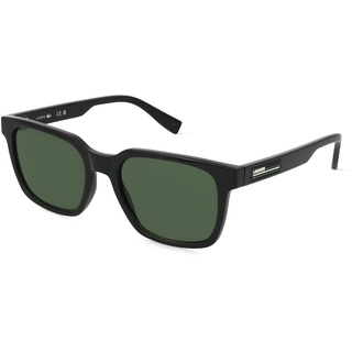 Lacoste L6028S Herren-Sonnenbrille Vollrand Eckig Bio-Kunststoff-Gestell, schwarz