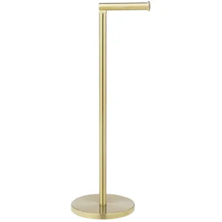 Wenko Stand mit Toilettenpapierhalter 2 in 1 Gold