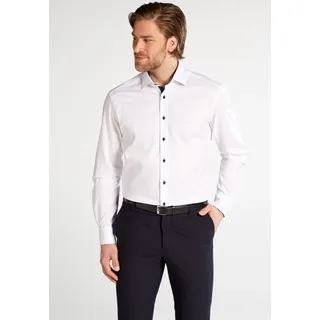 Eterna Langarmhemd Modern Fit NON IRON (bügelfrei) weiß