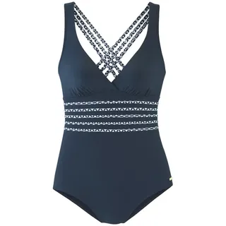 SUNSEEKER Badeanzug Blossom Blau 44 Cup D