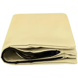 POKAR Bezüge für Palettenkissen Wasserabweisend Palettenauflagen Palettenmöbel Palettensofa, Deko-Kissen 40x40, Beige