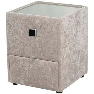 Jockenhöfer Nachtschrank Lancy 42,5 x 45 x 53 cm Beige/Grau