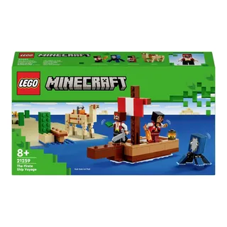 LEGO ® 21259 MINECRAFT Die Piratenschiffreise 5702017583358 Pirat Schiff 2 Figur