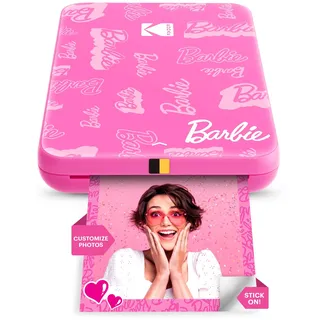Kodak Barbie x Step Slim Wireless Sofort tragbarer Fotodrucker – Vollfarbige Dru – Rosa