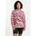 Fleecepullover mit halbem Reißverschluss Lila S