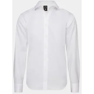 Van Laack Langarmhemd Tailor-Fit Hemd mit Umschlagmanschette RIVARA-DTFN - Modern Fit weiß 39