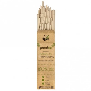 pandoo Bambus Einweg-Strohhalme (50St)