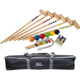 Gico Krocket Set 6 Spieler (80 cm) -spiel gut (Auszeichnung) in Transporttasche 3226