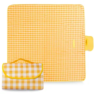 DZAY Picknickdecke Wasserdicht Isoliert,Outdoor Campingdecke Wasserdicht 150 x 200 cm,Picnic Blanket mit Tragegriff Faltbare,Stranddecke Strandmatte Picknick Decke für Strand,Camping,Garten,Reisen