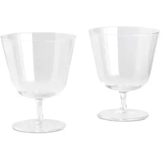 HAY - Curve Glas Steam, small, klar (2er-Set)