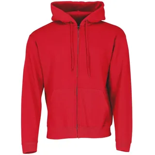 FRUIT OF THE LOOM Classic Hooded Sweatjacke Herren Rot M