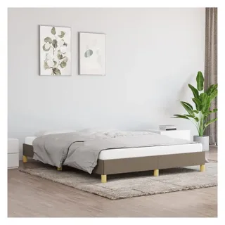 vidaXL Bettgestell 160 x 200 cm Taupe