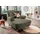 Loveseat Tassilo 121 x 107 x 147 cm Grün Polyester