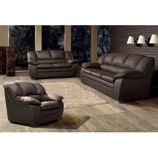 Cotta Couch 3-2-1 Garnitur 2-Sitzer + 2,5-Sitzer Braun