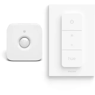 Philips Hue Vorteilspaket mit 1 Hue Dimmschalter und 1 Hue Bewegungsmelder für Innen - Hue Accessories