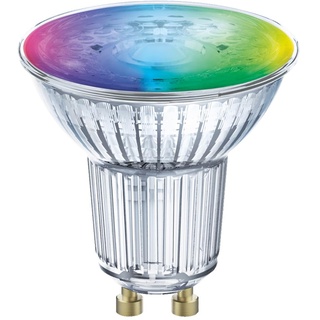 LEDVANCE GU10 LED Lampe, Zigbee Reflektorlampe mit 4,9 W (350Lumen) ,PAR 16 RGBW Lichtfarbe (2700-6500K), dimmbar und kompatibel mit Alexa, google oder App, Lampen im 1er-Pack