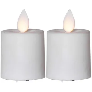 Star Trading LED Kerze M-Twinkle 2er-Set in Weiß | Gr.: onesize