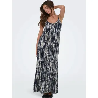 Only Spaghettikleid Sommerkleid Blau/Mehrfarbig M