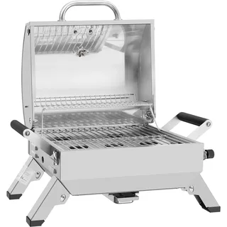 Royal Gourmet Tragbarer Gasgrill edelstahl