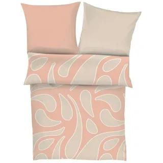 s.Oliver Satin Apricot/Rosa 135 x 200 cm + 80 x 80 cm