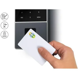 Safescan TM-828 SC, Schwarz, Fingerabdruck, Passwort, Näherungskarte, Smart card, TFT, 8,89 cm (3.5"), 1,2 GHz, 128 MB
