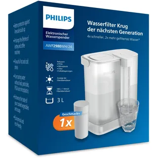 Philips Instant-Wasserfilter-Kanne Weiß 3 L