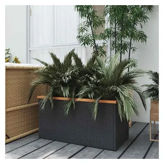 vidaXL Pflanzkübel 80 x 40 x 40 cm Schwarz