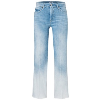 Cambio Low-rise-Jeans Bootcut-Jeans FRANCESCA Mid Waist blau 40